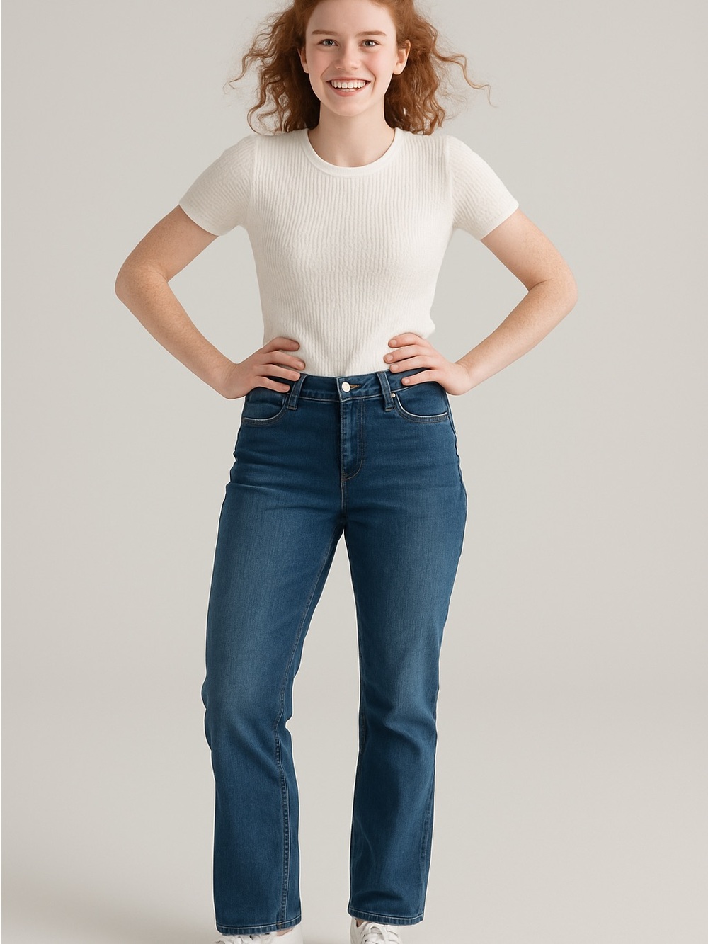 Silver Straight Fit Jeans (Retail $120)